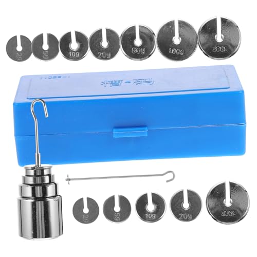 Hohopeti Metall Geschlitztes Gewichte mit Haken Rostfrei Präzise für Physik Experimente und Kraftbalance Langlebig Poliert für Labor und Schulunterricht Hohopeti Metall Geschlitztes Gewichte mit Haken Rostfrei Präzise für Physik Experimente und Kraftbalance Langlebig Poliert für Labor und Schulunterricht von Hohopeti