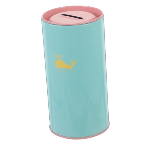 Hohopeti Metall Spardose Cartoon Design Multifunktionale Geldkassette mit Abnehmbarem Deckel als Dekoration und Geschenk für Kinderzimmer und Schreibtisch von Hohopeti