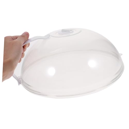 Hohopeti Mikrowellen schutzhaube aus Hitzebeständigem Kunststoff Fettabweisende Lebensmittel abdeckhaube Faltbarer Frischhalte schutz für Ofen und Kühlschrank Praktisches Wiederverwendbar von Hohopeti