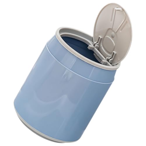 Hohopeti Mini Desktop Müllbehälter mit Deckel Kleiner Kunststoff Abfalleimer für Büro Kompakte Tisch Abfalleimer Geruchlos Vielseitig Nutzbar als Aufbewahrungsbehälter Dekorativ Blau Hohopeti Mini Desktop Müllbehälter mit Deckel Kleiner Kunststoff Abfalleimer für Büro Kompakte Tisch Abfalleimer Geruchlos Vielseitig Nutzbar als Aufbewahrungsbehälter Dekorativ Blau von Hohopeti