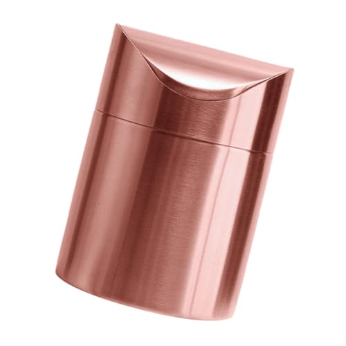 Hohopeti Mini Edelstahl Mülleimer mit Deckel Kompakter Abfalleimer für Schreibtisch Arbeitsplatte und Auto Platzsparender Desktop Papierkorb Eleganter Kleiner Büro und Fahrzeugbehälter Hohopeti Mini Edelstahl Mülleimer mit Deckel Kompakter Abfalleimer für Schreibtisch Arbeitsplatte und Auto Platzsparender Desktop Papierkorb Eleganter Kleiner Büro und Fahrzeugbehälter von Hohopeti