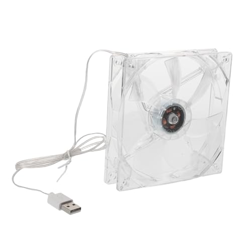 Hohopeti Mini USB Lüfter für Haustierkäfige Geräuschloser Kühlventilator für Hamster Meerschweinchen Kleine Tiere Kompakt Tragbar Verbesserte Belüftung für Sommer und Schreibtisch von Hohopeti