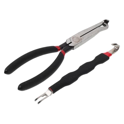 Hohopeti Multifunktionale Automotive Abklemmpinzette aus Carbonstahl mit Ergonomischem Griff Langlebig und Komfortabel Kraftstoffleitungs-clip-trenner Werkzeug für Kfz-reparatur und Hohopeti Multifunktionale Automotive Abklemmpinzette aus Carbonstahl mit Ergonomischem Griff Langlebig und Komfortabel Kraftstoffleitungs-clip-trenner Werkzeug für Kfz-reparatur und von Hohopeti