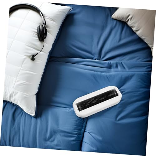 Hohopeti Multifunktionaler Handbesen mit Ergonomischem Griff und Rollbürste zur Effektiven Entfernung von Krümeln Haaren und Staub Böden Sofas und Betten Kleines Leicht zu Rollendes von Hohopeti