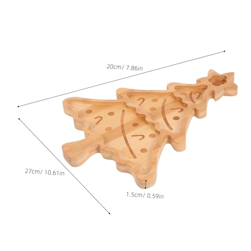 Hohopeti Nachhaltiges Holz Charcuterie Serviertablett Weihnachtsbaumform Dekoratives Käsebrett für Snacks Desserts Vorspeisen Festliches Design für Weihnachtsfeiern und festliche Dekoration Hohopeti Nachhaltiges Holz Charcuterie Serviertablett Weihnachtsbaumform Dekoratives Käsebrett für Snacks Desserts Vorspeisen Festliches Design für Weihnachtsfeiern und festliche Dekoration von Hohopeti