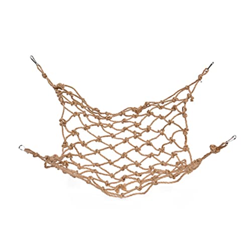 Hohopeti Papagei Kletternetz aus Robustem Seil mit Aufhängebügel Bissfestes Vogelkäfig Zubehör für Wellensittiche Sittiche und Papageien Fördert Aktivität und Gesundheit Kleine Hohopeti Papagei Kletternetz aus Robustem Seil mit Aufhängebügel Bissfestes Vogelkäfig Zubehör für Wellensittiche Sittiche und Papageien Fördert Aktivität und Gesundheit Kleine von Hohopeti