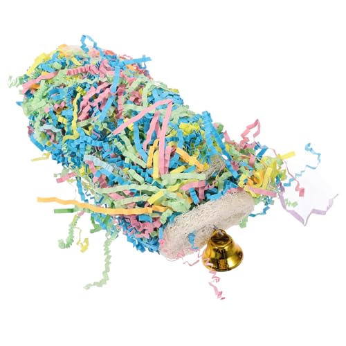 Hohopeti Papageienspielzeug zum Kauen Bunte Hängende Glocke Langlebiges Papageien Kauspielzeug für Wellensittiche und Sittiche mit Beweglichem Haken Geeignet für Käfig und Heimdekoration Hohopeti Papageienspielzeug zum Kauen Bunte Hängende Glocke Langlebiges Papageien Kauspielzeug für Wellensittiche und Sittiche mit Beweglichem Haken Geeignet für Käfig und Heimdekoration von Hohopeti