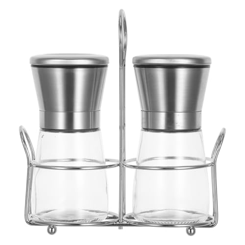 Hohopeti Pfeffermühle Manuelle Pfeffermühle Haushaltsmühle Gewürzzerkleinerer Gewürzmühle Pfefferstreuer Ständer Pulvermühle Manuelle Pfeffer Und Salzmühle Silber Edelstahl Hohopeti Pfeffermühle Manuelle Pfeffermühle Haushaltsmühle Gewürzzerkleinerer Gewürzmühle Pfefferstreuer Ständer Pulvermühle Manuelle Pfeffer Und Salzmühle Silber Edelstahl von Hohopeti
