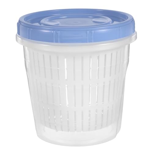 Hohopeti Pickle Storage Jar mit Sieb Luftdichter Kimchi Behälter Vorratsdose für Gemüse und Obst mit Abtropffunktion Frischhaltedose für Familiengebrauch Hohopeti Pickle Storage Jar mit Sieb Luftdichter Kimchi Behälter Vorratsdose für Gemüse und Obst mit Abtropffunktion Frischhaltedose für Familiengebrauch von Hohopeti