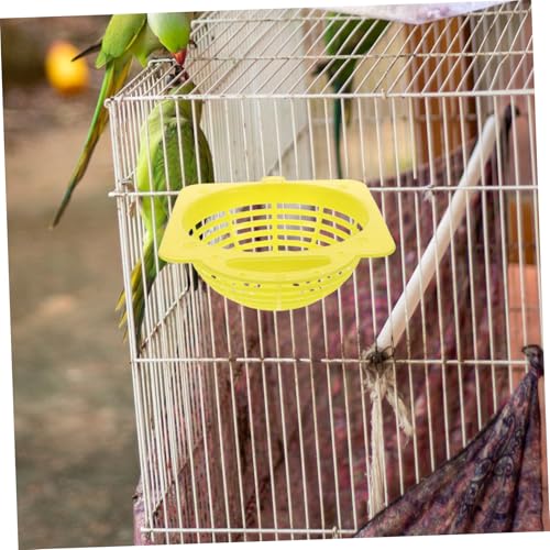 Hohopeti Plastik Vogelnest für Finken Hohl Hängend Nistkasten Brutnest Vogelkäfig Zubehör Atmungsaktiv Gelb Robust Einfach Montierbar Vielseitig für Brut und Ruhe Hohopeti Plastik Vogelnest für Finken Hohl Hängend Nistkasten Brutnest Vogelkäfig Zubehör Atmungsaktiv Gelb Robust Einfach Montierbar Vielseitig für Brut und Ruhe von Hohopeti