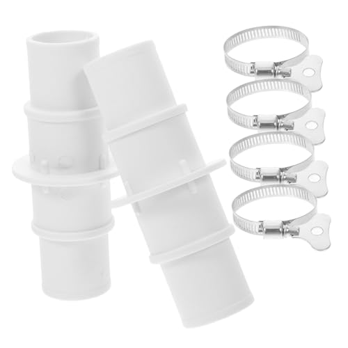 Hohopeti Pool Schlauch Adapter und Vakuum Anschluss für Poolreiniger Luftdichter Langlebiger Poolschlauch Kupplung mit Vakuumanschlüssen und Schlauchschellen Wiederverwendbar und Kompakt Hohopeti Pool Schlauch Adapter und Vakuum Anschluss für Poolreiniger Luftdichter Langlebiger Poolschlauch Kupplung mit Vakuumanschlüssen und Schlauchschellen Wiederverwendbar und Kompakt von Hohopeti
