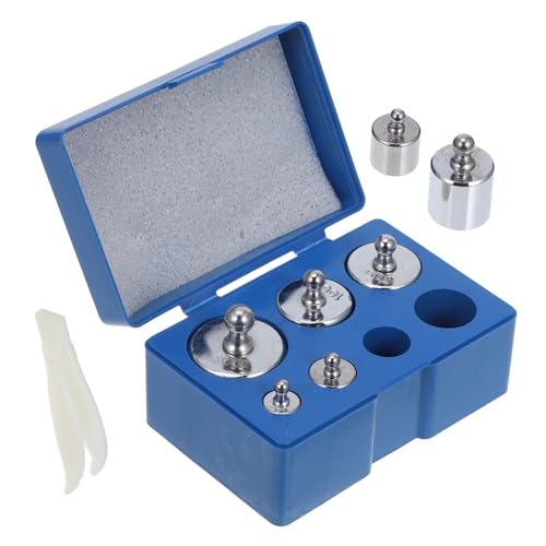 Hohopeti Präzises Klasse Verchromte Justiergewichte für Digitale Waagen und Laborinstrumente für Genaue Messungen im Labor und Unterricht Hohopeti Präzises Klasse Verchromte Justiergewichte für Digitale Waagen und Laborinstrumente für Genaue Messungen im Labor und Unterricht von Hohopeti