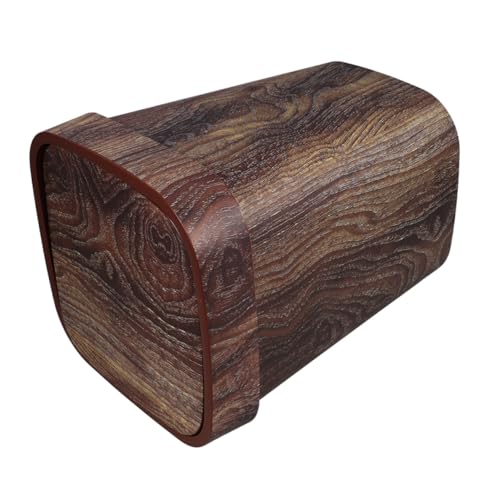 Hohopeti Retro Mülleimer mit Schwingdeckel Platzsparend Geruchsneutral Vielseitig für Küche Bad Wohnzimmer Modernes Design mit Holzmaserung Einfach zu Reinigen Großer Abfalleimer Hohopeti Retro Mülleimer mit Schwingdeckel Platzsparend Geruchsneutral Vielseitig für Küche Bad Wohnzimmer Modernes Design mit Holzmaserung Einfach zu Reinigen Großer Abfalleimer von Hohopeti