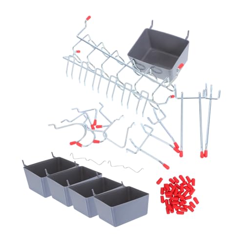 Hohopeti Robuste Pegboard Haken Metall Kunststoff Organizer Für Garage Werkstatt Wand Lagerung Vielseitig Belastbar Werkzeughalter Hohopeti Robuste Pegboard Haken Metall Kunststoff Organizer Für Garage Werkstatt Wand Lagerung Vielseitig Belastbar Werkzeughalter von Hohopeti