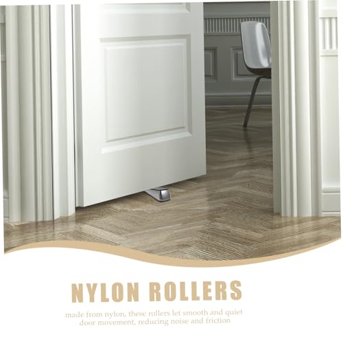 Hohopeti Robuster Metall türstopper mit Gummi für Boden Schwerer Türkeil mit Rutschfester Gummibeschichtung Stabiler Türpuffer für Zuhause Büro Schule und Garage Silberfarbener Türhalter Hohopeti Robuster Metall türstopper mit Gummi für Boden Schwerer Türkeil mit Rutschfester Gummibeschichtung Stabiler Türpuffer für Zuhause Büro Schule und Garage Silberfarbener Türhalter von Hohopeti