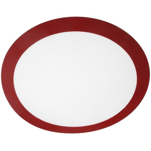 Hohopeti Runde Silikonbackmatte Antihaft Backblech Matte Hitzebeständig Wiederverwendbar Für Pizza Kekse Airfryer Liner Mikrowelle Geeignet Bpa frei Zufällige Farbe Zufällige Farbe von Hohopeti