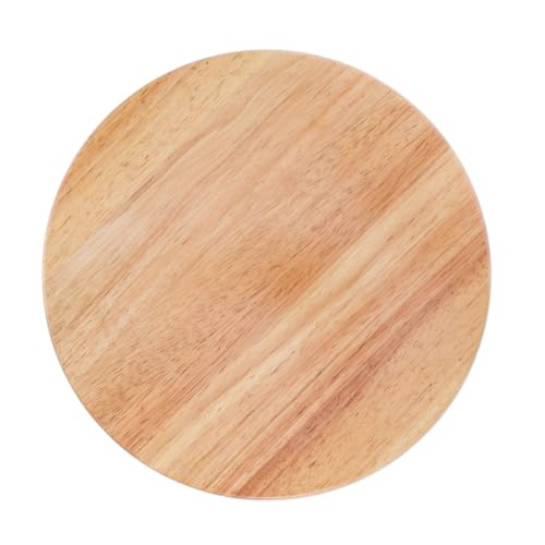 Hohopeti Runder Massivholz Hocker Sitzfläche Ergonomische Holzplatte als Stabile Ersatzauflage für Barhocker Robust Leicht zu Reinigen für Restaurants Bars und Zuhause von Hohopeti