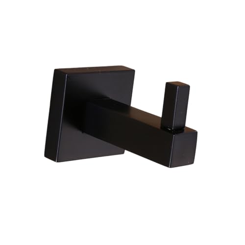 Hohopeti Schwarzer Edelstahl Handtuchhaken Wandmontage Rostfrei Dicker Quadratischer Kleiderhaken für Badezimmer Vielseitiger Halter für Handtücher Schals und Leichte Kleidung Inklusive Hohopeti Schwarzer Edelstahl Handtuchhaken Wandmontage Rostfrei Dicker Quadratischer Kleiderhaken für Badezimmer Vielseitiger Halter für Handtücher Schals und Leichte Kleidung Inklusive von Hohopeti