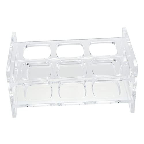 Hohopeti Shotglas Halter Rund Reihig Fach Robustes Display Rack für Party Bar Praktischer Schnapsglas Organizer Bruchsicher Leicht Tragbar Vielseitig für Küche und Outdoor von Hohopeti