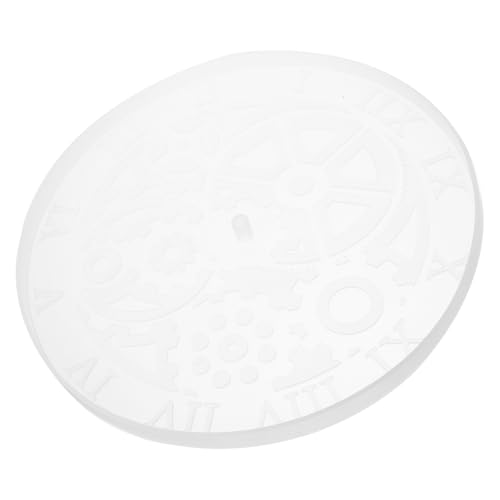 Hohopeti Silikon Gießform für DIY Uhr Uhrwerk Design Runde Uhrplatte Silikonform für Handgefertigte Epoxidharz Uhr DIY Bastelprojekt von Hohopeti