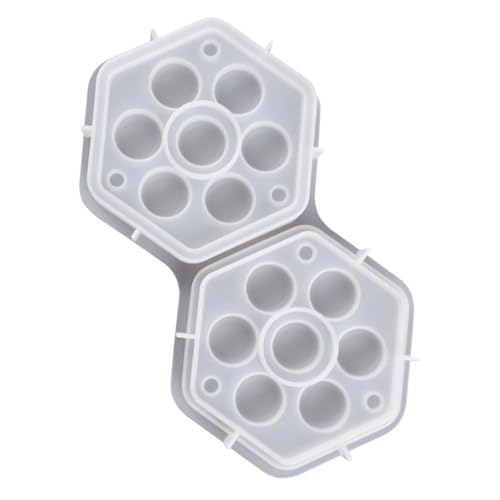 Hohopeti Silikonform Epoxidharz Aufbewahrungsbox Hexagon Resin Mold für DIY Schmuck und Kleinteile Personalisierbar mit Glitter und Trockenblumen Geschenkidee für Geburtstag Weihnachten Hohopeti Silikonform Epoxidharz Aufbewahrungsbox Hexagon Resin Mold für DIY Schmuck und Kleinteile Personalisierbar mit Glitter und Trockenblumen Geschenkidee für Geburtstag Weihnachten von Hohopeti