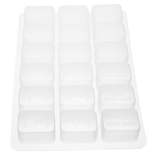 Hohopeti Silikonform Mahjong DIY Flexible Gießform für Epoxidharz Transparente Bastelform Geeignet für Harz Wachs Kompakt Leicht Tragbar Personalisierbares Handwerkszubehör Hohopeti Silikonform Mahjong DIY Flexible Gießform für Epoxidharz Transparente Bastelform Geeignet für Harz Wachs Kompakt Leicht Tragbar Personalisierbares Handwerkszubehör von Hohopeti