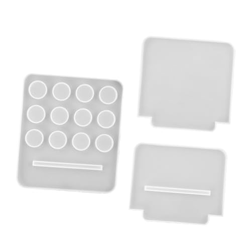 Hohopeti Silikonform für Ätherische Öle Halter Teiliges Langlebig Sicher DIY Epoxidharz Gießform Organizer Kristall Epoxy Regal für Kreative Bastelprojekte von Hohopeti