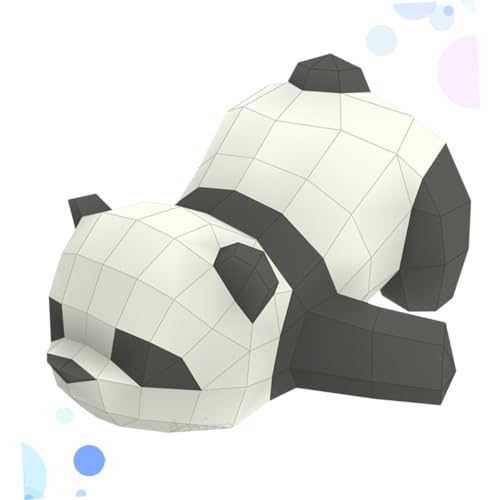 Hohopeti Stereoskopisches Pandapapiermodell DIY Origami Tierpapier Ornament Stabil Langlebig ohne Schere für Party Dekoration Geschenk Hohopeti Stereoskopisches Pandapapiermodell DIY Origami Tierpapier Ornament Stabil Langlebig ohne Schere für Party Dekoration Geschenk von Hohopeti