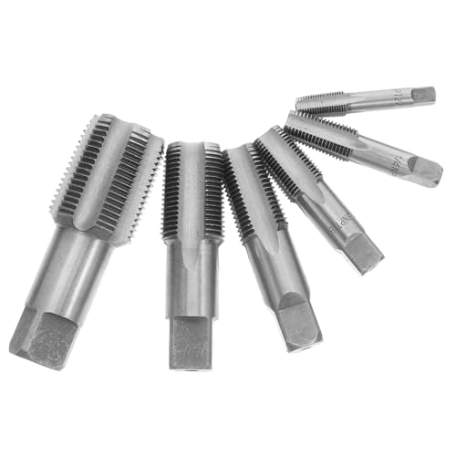 Hohopeti Teiliges Npt Rohrgewindebohrer Set aus Hochwertigem Stahl Präzise Gewindereparatur-werkzeug für Rohrreparatur und Sanitärarbeiten Kompatibel Rohrgewinden Langlebig und Hohopeti Teiliges Npt Rohrgewindebohrer Set aus Hochwertigem Stahl Präzise Gewindereparatur-werkzeug für Rohrreparatur und Sanitärarbeiten Kompatibel Rohrgewinden Langlebig und von Hohopeti