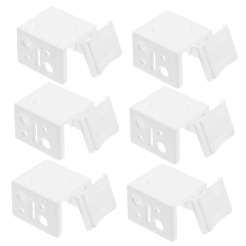 Hohopeti Teiliges Weiße Jalousienhalterungen aus Robustem Abs Montagehalter für Fenstermontage Langlebige Befestigung für Jalousien Kopfprofil Einfache Installation für Zuhause und Büro Hohopeti Teiliges Weiße Jalousienhalterungen aus Robustem Abs Montagehalter für Fenstermontage Langlebige Befestigung für Jalousien Kopfprofil Einfache Installation für Zuhause und Büro von Hohopeti