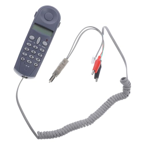 Hohopeti Telefonkabeltester mit Steckverbindern Kabelprüfgerät für und Telefonleitungen Handliches Wire Test Tool Benutzerfreundlich und Robust Geeignet für Heim und Büroanwendung von Hohopeti