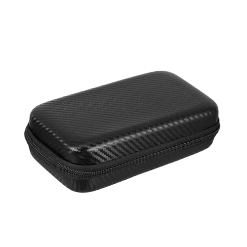 Hohopeti Tragbare Thermometer Schutzbox mit Reißverschluss Stoßfestes Aufbewahrungsetui für Ohr Stirnthermometer Leichtes Organizer case mit Netzfach und Elastischem Pu material für von Hohopeti