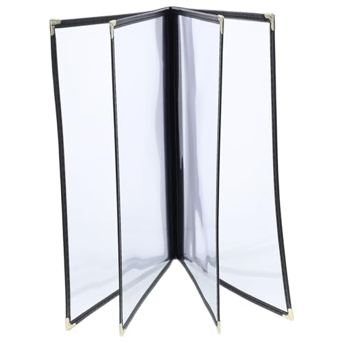 Hohopeti Transparent Menühalter mit Seiten Klare PVC Hülle Wasserabweisend und Langlebig Professionelle Speisekartenhalterung für Restaurants Bars und Hotels Einfache Menüaktualisierung Hohopeti Transparent Menühalter mit Seiten Klare PVC Hülle Wasserabweisend und Langlebig Professionelle Speisekartenhalterung für Restaurants Bars und Hotels Einfache Menüaktualisierung von Hohopeti