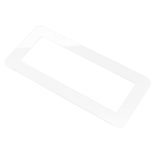 Hohopeti Transparente Acryl Lichtschalter Schutz Wandplatte Selbstklebend Fach Steckdosenabdeckung ohne Schrauben für Schlafzimmer Wohnzimmer Wanddekor von Hohopeti