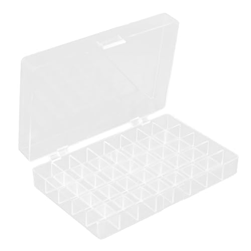 Hohopeti Transparente Acryl aufbewahrungsbox mit Fächern Vielseitige Organizer Box für Bürobedarf Bastelmaterialien Fingerfarbe schwämme und Schmuck Transparent Robust Leicht zu Reinigen von Hohopeti