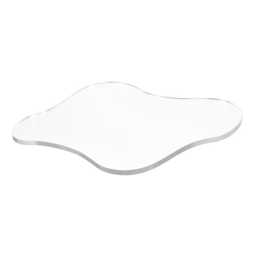 Hohopeti Transparenter Acryl untersetzer Dicke Große Irreguläres Design Hitzeschutz Tischdeko für Tassen Kaffee Gläser Hohopeti Transparenter Acryl untersetzer Dicke Große Irreguläres Design Hitzeschutz Tischdeko für Tassen Kaffee Gläser von Hohopeti