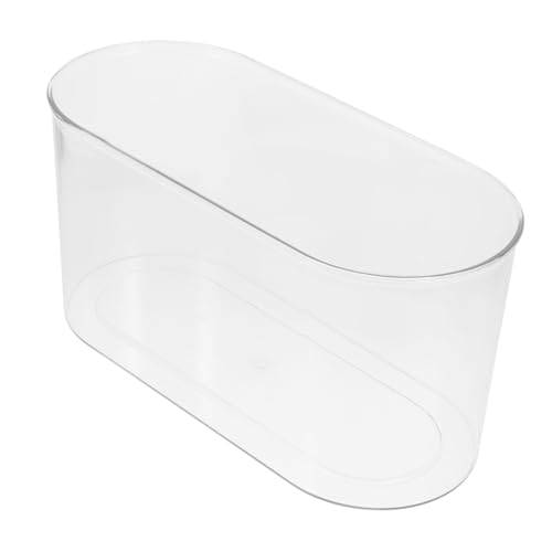 Hohopeti Transparenter Ovaler Betta-fischtank aus Bruchsicherem Kunststoff Kleines Aquarium für Bürodekoration Kompakt für Enge Räume Vielseitig für Fische Schildkröten Garnelen und Hohopeti Transparenter Ovaler Betta-fischtank aus Bruchsicherem Kunststoff Kleines Aquarium für Bürodekoration Kompakt für Enge Räume Vielseitig für Fische Schildkröten Garnelen und von Hohopeti