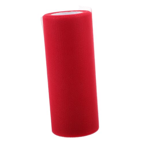 Hohopeti Tüllrolle Rot Polyester DIY Tutu Bastelstoff Hochzeit Partydekoration Tischläufer Girlande Geschenkverpackung Hohopeti Tüllrolle Rot Polyester DIY Tutu Bastelstoff Hochzeit Partydekoration Tischläufer Girlande Geschenkverpackung von Hohopeti