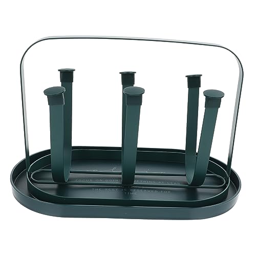 Hohopeti Upside Down Cup Drainer Rack aus Robustem mit Abnehmbarer Tropfschale Stilvoller Tisch Organizer für Tassen und Flaschen Luftdurchlässig Elegantes Design Grün Platzsparend für Hohopeti Upside Down Cup Drainer Rack aus Robustem mit Abnehmbarer Tropfschale Stilvoller Tisch Organizer für Tassen und Flaschen Luftdurchlässig Elegantes Design Grün Platzsparend für von Hohopeti