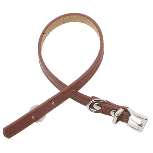 Hohopeti Verstellbares Flexibles Pu-hundehalsband für Welpen und Leichtes Verstellbares Halsband mit Sicherem Verschluss Komfortabel für Kleine Hunde und Modisches Zubehör S Hohopeti Verstellbares Flexibles Pu-hundehalsband für Welpen und Leichtes Verstellbares Halsband mit Sicherem Verschluss Komfortabel für Kleine Hunde und Modisches Zubehör S von Hohopeti