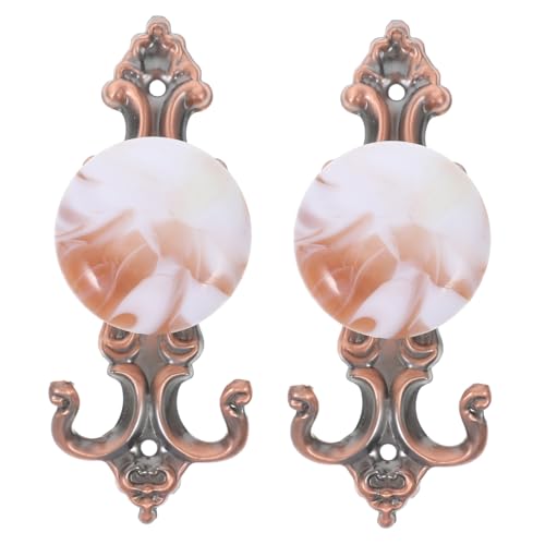 Hohopeti Vintage Wandhaken aus Metall Robuste Garderobenhaken aus Abs und Stahl Vielseitig für Mäntel Hüte Taschen und Handtücher Einfache Montage Dekorative Wandhaken in Antikoptik Hohopeti Vintage Wandhaken aus Metall Robuste Garderobenhaken aus Abs und Stahl Vielseitig für Mäntel Hüte Taschen und Handtücher Einfache Montage Dekorative Wandhaken in Antikoptik von Hohopeti
