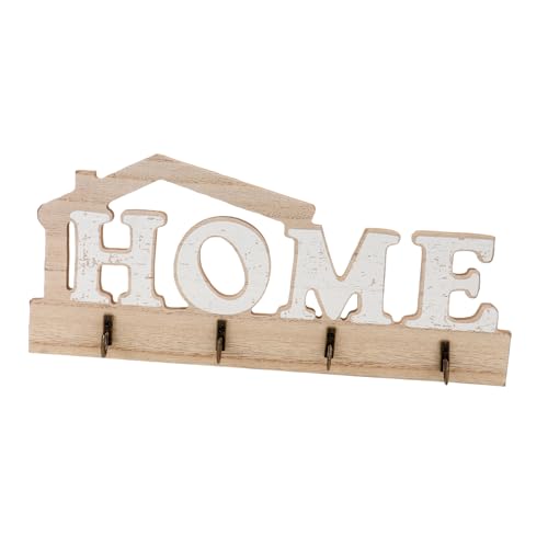 Hohopeti Wandmontierter Holz Garderobenhaken Weiß Nordic Stil Kreativer Kleider und Schlüsselhalter Praktischer Wandhaken für Flur Wohnzimmer Schlafzimmer Hohopeti Wandmontierter Holz Garderobenhaken Weiß Nordic Stil Kreativer Kleider und Schlüsselhalter Praktischer Wandhaken für Flur Wohnzimmer Schlafzimmer von Hohopeti