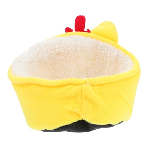 Hohopeti Warme Winddichte Haustier Schlafhöhle für Hamster und Kleine Nager Gemütliches Kuschelbett für Meerschweinchen Eichhörnchen Igel und Kleintiere für Kalte Wintertage von Hohopeti