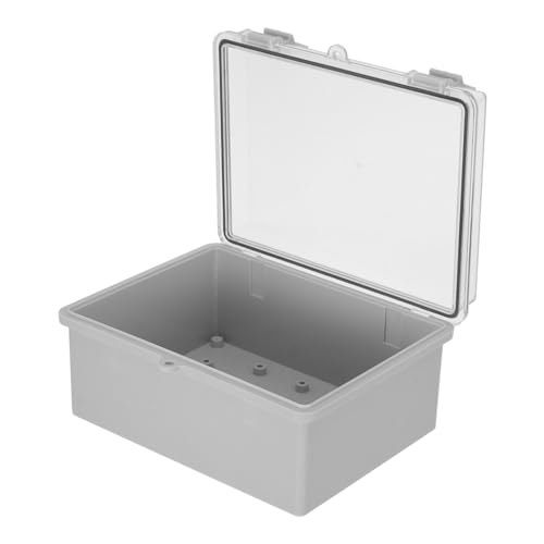 Hohopeti Wasserdichte Elektrische Verteilerdose Kunststoffgehäuse mit Scharnierdeckel UV Beständig Outdoor Junction Box für Sichere Stromverteilung und Schutz vor Überlast Vielseitig Hohopeti Wasserdichte Elektrische Verteilerdose Kunststoffgehäuse mit Scharnierdeckel UV Beständig Outdoor Junction Box für Sichere Stromverteilung und Schutz vor Überlast Vielseitig von Hohopeti