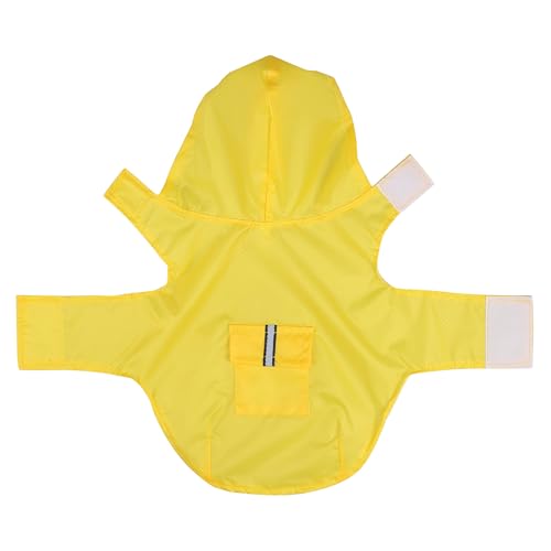 Hohopeti Wasserdichter Hunde Regenmantel mit Kapuze Reflektierend Verstellbar aus Robustem Polyester für Kleine und Mittlere Hunde Sicherer Outdoor Schutz bei Regen Hohopeti Wasserdichter Hunde Regenmantel mit Kapuze Reflektierend Verstellbar aus Robustem Polyester für Kleine und Mittlere Hunde Sicherer Outdoor Schutz bei Regen von Hohopeti