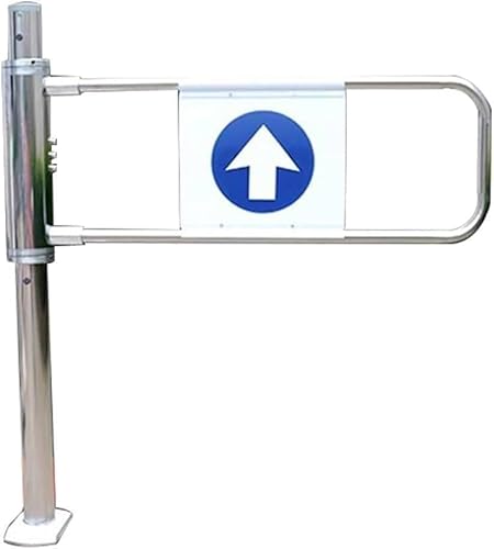 Metall-Schwingtor Für Die Sicherheit Am Supermarkteingang, Federbelastetes Sicherheits-Schwingtor, Selbstschließende Tür Für Lager, Industrie, Bibliothek, Geschäft, Sicherheitstür,Leftdoor-60x100cm von Hoiaost
