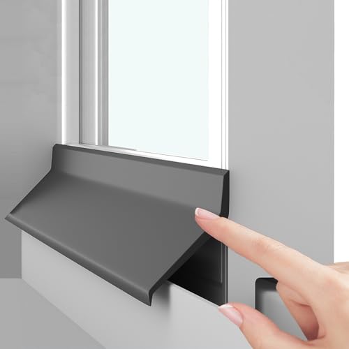 Hoiweqr Fenster-Dichtungsleiste Selbstklebend – Wetterleiste Aus Robustem Gummi für Regen- Und Spritzwasserschutz An Schiebefenstern, Fensterrahmen und Autotüren (schwarz)(4m(13.1ft)) von Hoiweqr