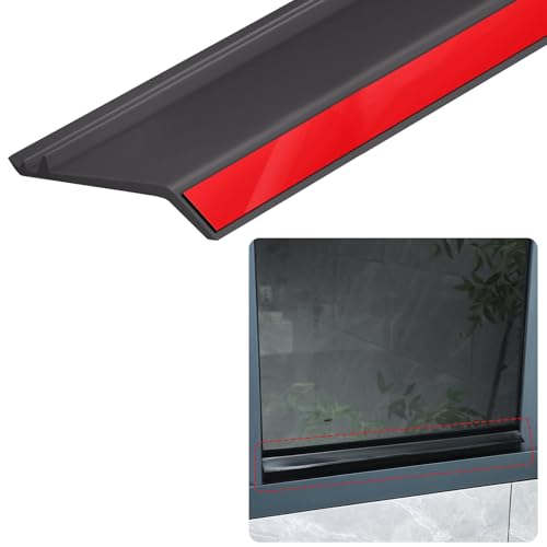 Hoiweqr wasserdichte Fensterabdichtung Selbstklebend - Fenster-Dichtungsleiste mit Selbstklebefolie - Universell für Kipp- & Schwingfenster Geeignet - Verhindert Regenrückstau(2m(6.6ft)) von Hoiweqr