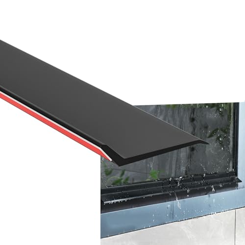 Schiebefenster Wasserstopfen Wasserdicht Rückfluss, Fensterdichtband, Schiebefenster Stopper Abweiser, Fensterstopper Wasserstopper, Fensternaht-Wasserstopper, Anti-Regenwasser Rückfluss(2m(6.6ft)) von Hoiweqr