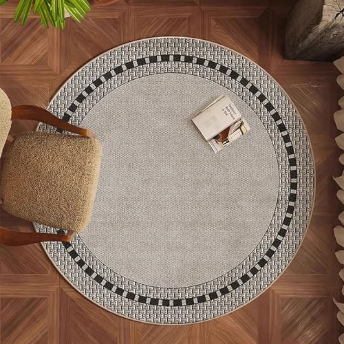 Hoixin Schreibtischstuhl Gaming Stuhl Unterlage Durchmesser: 60–160 cm Hohe Wasserbeständigkeit Kunststoffbasis Starke Rutschhemmende Wirkung Geeignet für Büros(Natural Color 5,60cm) von Hoixin
